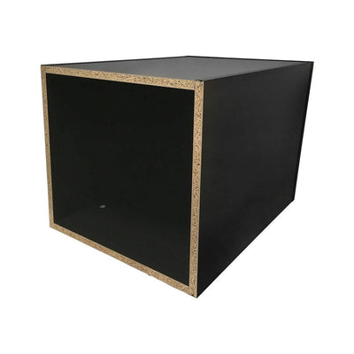 18'' x 24'' Black Knockdown Bases Pedestal Base Box Cube Display Fixture Retail Warehouse