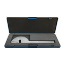 180 Degree Round Head Depth Gage Protractor Gauge Ruler Stainless Steel Precision Measuring Tool