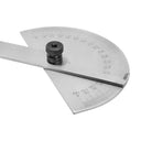 180 Degree Round Head Depth Gage Protractor Gauge Ruler Stainless Steel Precision Measuring Tool