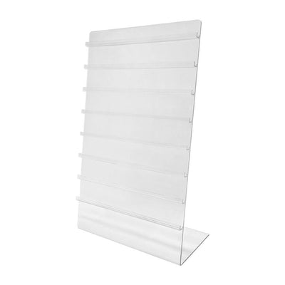 19 Inch High Lucite Clear Acrylic Carded Earring Display Stand Retail Store