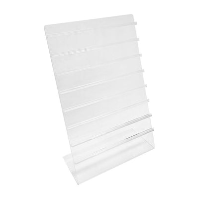 19 Inch High Lucite Clear Acrylic Carded Earring Display Stand Retail Store