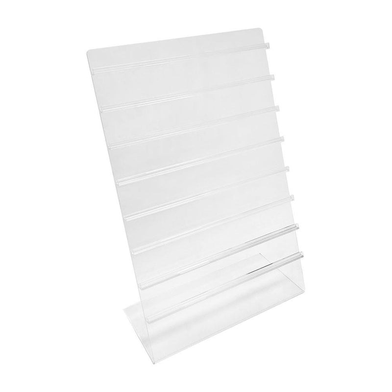 19 Inch High Lucite Clear Acrylic Carded Earring Display Stand Retail Store