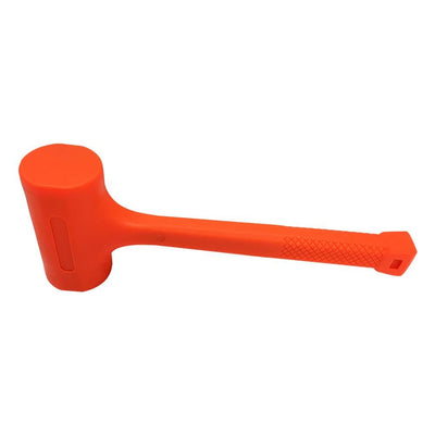 2 Lbs Dead Blow Rubber Mallet 2'' x 2'' Face Hammer Non-Marring And Non-Sparking Soft Face