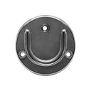 2 Pc 4 Ft 1-1/4'' Round Tubing Combo With 4 Pc U Flange Half Round Wall Flanges