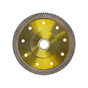 2 PC 4-1/2" Porcelain Tile Turbo Thin Diamond Dry Wet Cutting Saw Blade Mesh Rim Disc Wheel Angle Grinder Ceramic Granite