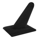 2 Pcs Black Velvet Single Finger Ring Display – Jewelry Tray Insert Showcase Box for Rings, Retail Display & Collector Storage