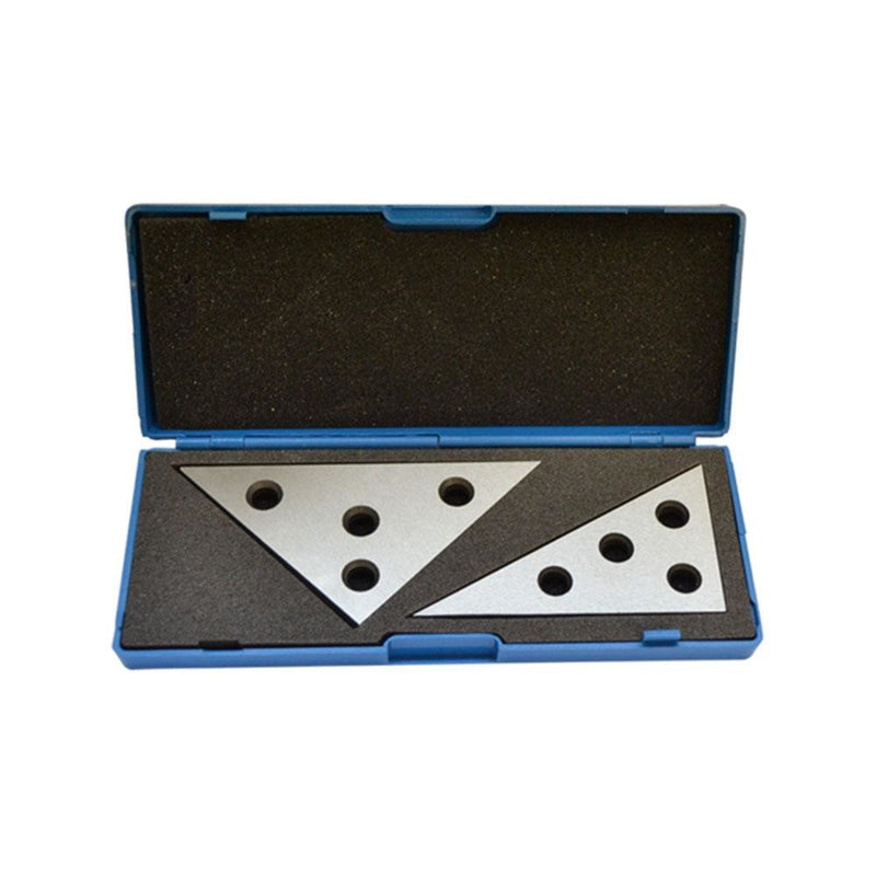 2 Pc 45 45 90 Degree and 30 60 90 Degree Solid Angle Plates Machinist Toolmakers