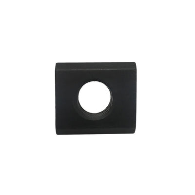 2 Pc T-Slot Nut 1/2'' Table Slot Tapped Through Black Oxide Finish