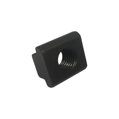 2 Pc T-Slot Nut 5/8'' Table Slot Tapped Through Black Oxide Finish