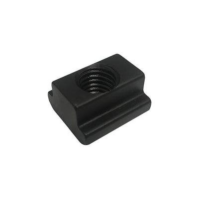 2 Pc T-Slot Nut 5/8'' Table Slot Tapped Through Black Oxide Finish