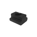 2 Pc T-Slot Nut Table Slot 13/16''  Tapped Through Black Oxide