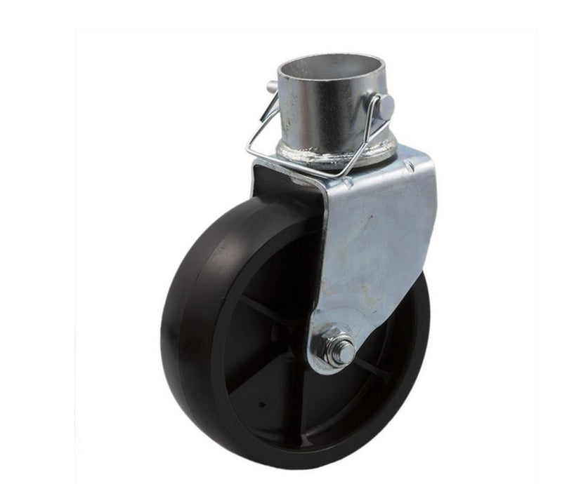 2 Pc Trailer Jack Swivel Caster Wheel 6 x 2 With Pin Boat Hitch Replacement Removable