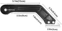 2 Pc Tungsten Carbide Tool Tile Grit Handle File Angled Grout Saw for Tile Cleaning