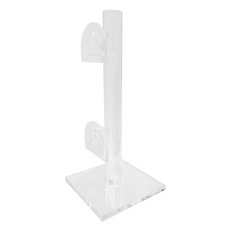 2 Tier Sunglasses Display Eyewear Stand Holder Counter Top Free Standing - Clear Lucite  Acrylic