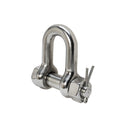 2 Ton 5/8'' 316 Marine Stainless Steel Bolt Pin Chain Shackle D Ring Rigging 4,000 Lbs Cap