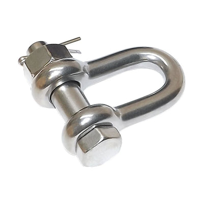 2 Ton 5/8'' 316 Marine Stainless Steel Bolt Pin Chain Shackle D Ring Rigging 4,000 Lbs Cap