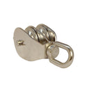 2" 50mm Double Pulley Block with Swivel Eye Stainless Steel Marine Rigging