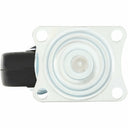 24 Pcs 2" Swivel Caster Wheels with Top Plate – Rubber Wheel Base & Ball Bearing, Replacement Casters for Furniture & Carts