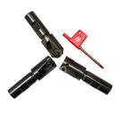 2''L x 4-1/2''W Shank 45 90 Degree Little Hogger End Mill Set 1'' Head 2 Flutes SNMA RNMA