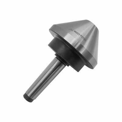 2-1/2''L Precision MT2 Bull Nose Live Center 70 Degree 0.0004'' TIR Morse Taper #2 2MT Bullnose