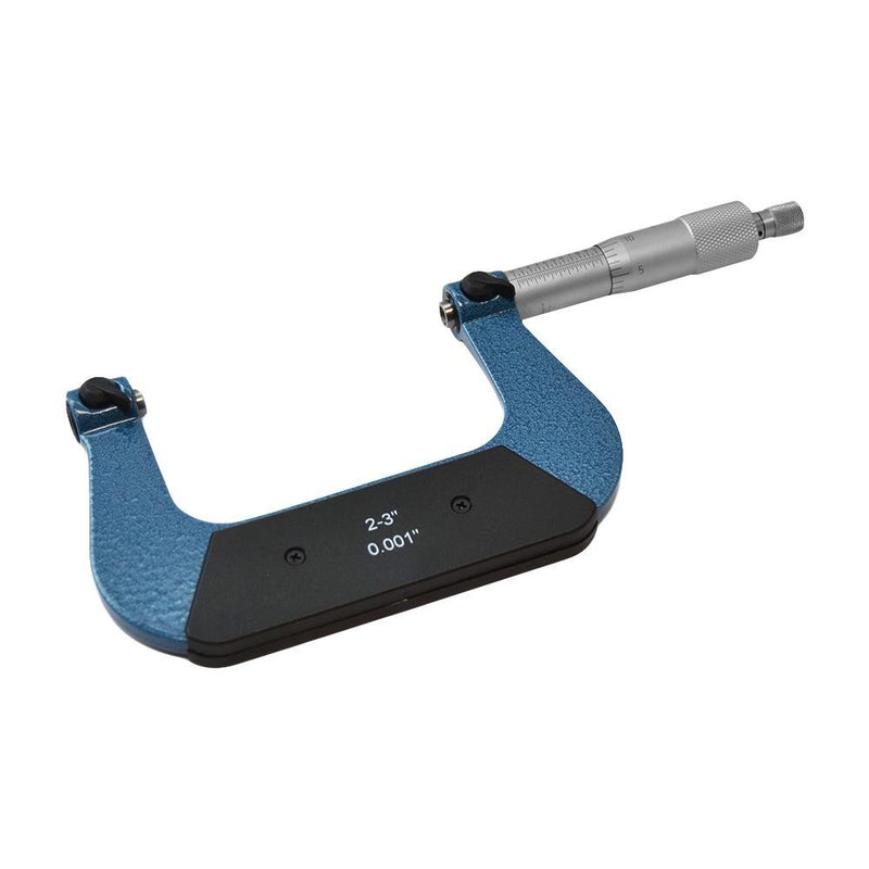 2-3" Range Screw Thread Micrometer Kit With 4 Anvils 0.001&