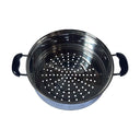 2-Tier Stainless Steel Food Steamer,Dumpling Steamer,Vegetable Steamer (26 cm/10.2")