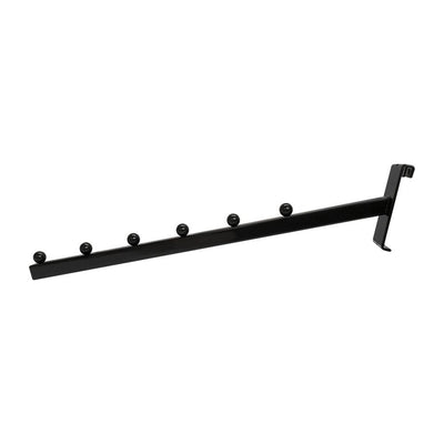 20 Pc Gloss Black Gridwall Waterfall Ball Hook Hanger 16.5" Long Faceout Retail Display Wall Fixtures