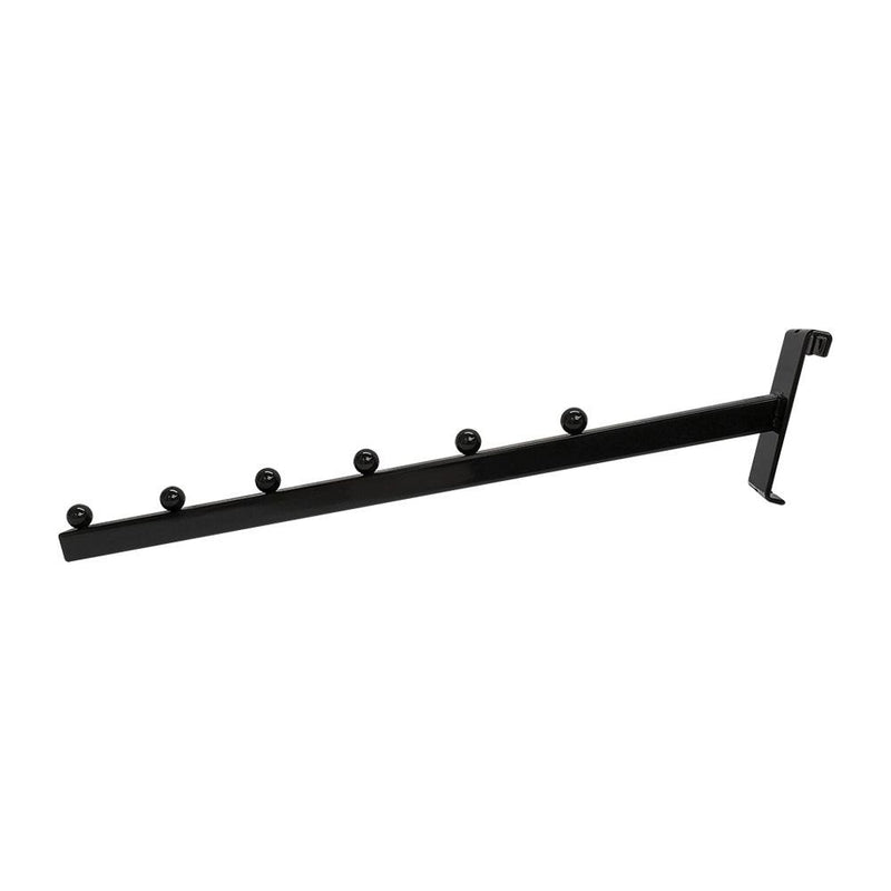 20 Pc Gloss Black Gridwall Waterfall Ball Hook Hanger 16.5" Long Faceout Retail Display Wall Fixtures