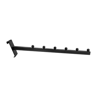 20 Pc Gloss Black Gridwall Waterfall Ball Hook Hanger 16.5" Long Faceout Retail Display Wall Fixtures