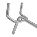 20 Pc Peg Board Shelving Hooks 2" Long 1/8" Thick Pegboard Zinc Steel Wire Wall