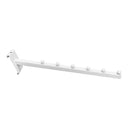 Square tube 6-ball chrome waterfall arm for retail gridwall displays
