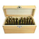 20 pcs 4 & 2 Flute 3/8'' - 3/4''  HSS Tin Coated End Mill Set