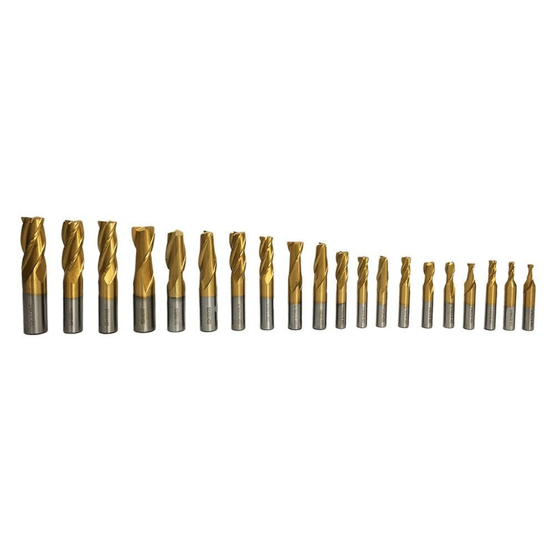 20 pcs 4 & 2 Flute 3/8&