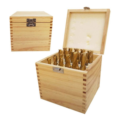 20 pcs 4 & 2 Flute HSS Coated End Mill Set 3/16"-3/4"
