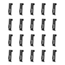 20 PCS Gridwall Utility Hook Grid wall Panel Display Picture Notch Black
