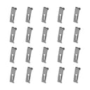 20 PCS Gridwall Utility Hook Grid wall Panel Display Picture Notch Chrome