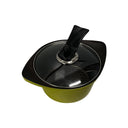 9"/20cm Ceramic Nonstick Sauce Pan with Lid, Thick Aluminum Bottom, PFOA-Free, Even Heating, Korean Made Saucepan for Milk, Soup & Daily Cooking
