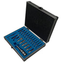 21 PC Set HSS Straight Shank Interchangeable Pilot Counterbore