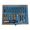 21 PC Set HSS Straight Shank Interchangeable Pilot Counterbore