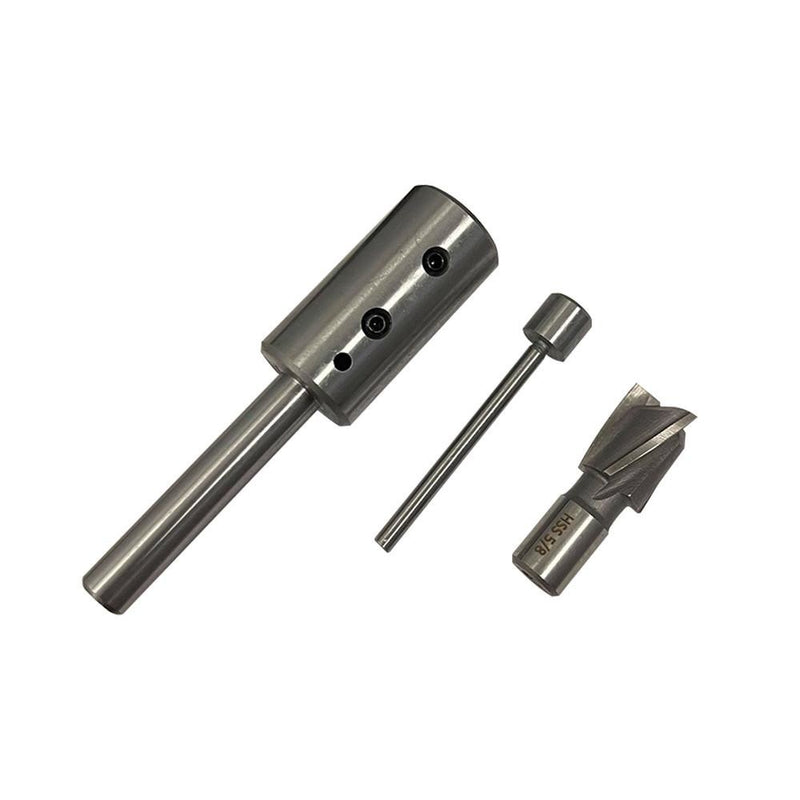 21 PC Set HSS Straight Shank Interchangeable Pilot Counterbore