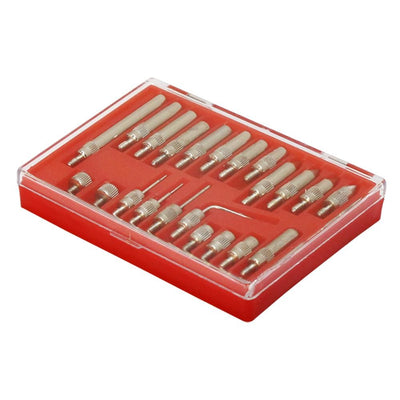 22 PC Dial Digital Indicator Point Set End Tip Kit Machinist Tool