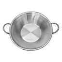 22'' x 7-1/2'' x 13'' Flat Surface Carnitas Cazo Pot Outdoors Cooking Wok Stainless Steel