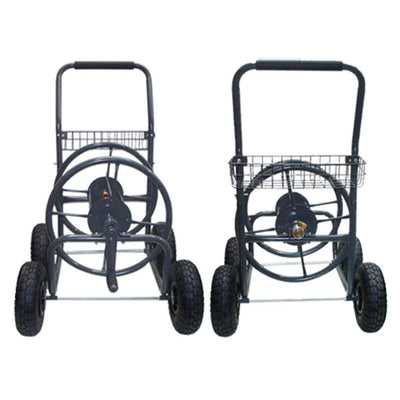 225 Ft. x 5/8 '' Mobile Garden Water Hose Reel Cart w/ Wheels