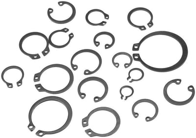 225 pc Snap Retaining Ring Assortment Kit 18 Popular Size 1-1/4'' - 1/4'' Rings
