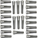 23 PC R8 Collet Set 1/16" - 3/4" High Precision for Bridgeport