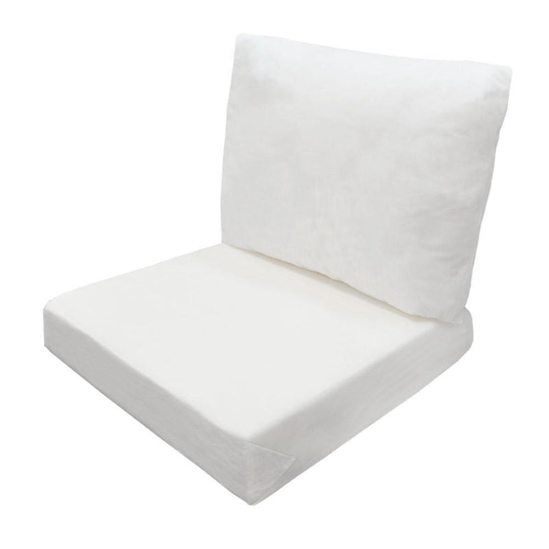 23" x 24" x 6" Small Deep Seat Cushion Insert Foam Back Polyester Fill Fiber
