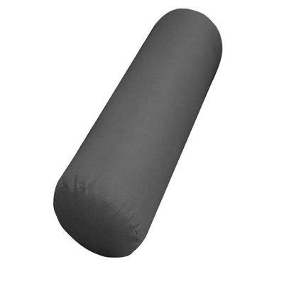 23" x 6" Knife Edge Small Outdoor Bolster Pillow Cushion Insert Slip Cover-AD003