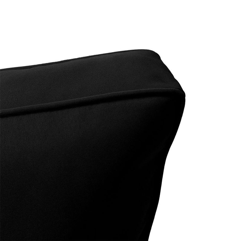 24 x 26 x 6 Pipe Trim Medium Outdoor Deep Seat Back Rest Bolster Cover ONLY-AD109
