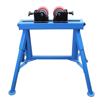 24" Height 1100 lbs Cap Tube Pipe Roller Support Stand Welding Positioner Fits 1/2"-36" Pipe