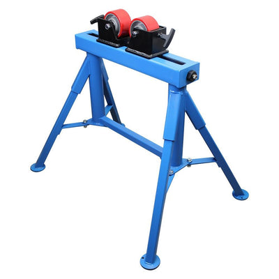 24" Height 1100 lbs Cap Tube Pipe Roller Support Stand Welding Positioner Fits 1/2"-36" Pipe